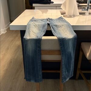 Miss Me Men's Faded Blue Straight Jeans